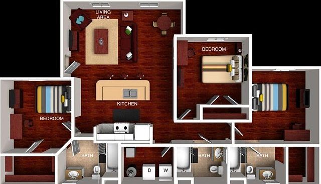 2nd image of 3419 Clover Ridge Ct #2-305