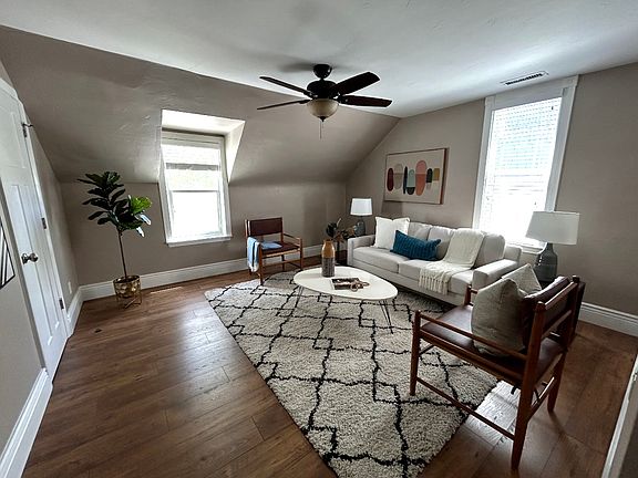 Bright, open, and comfortable living room