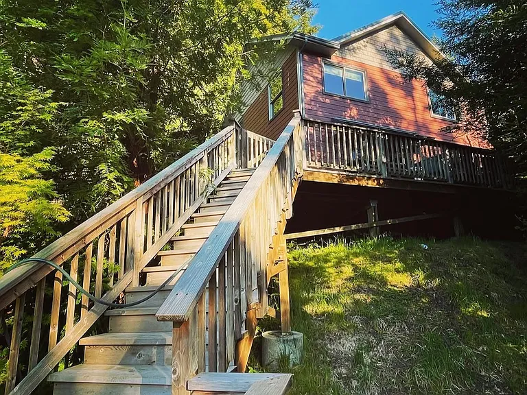 View of house from lower deck