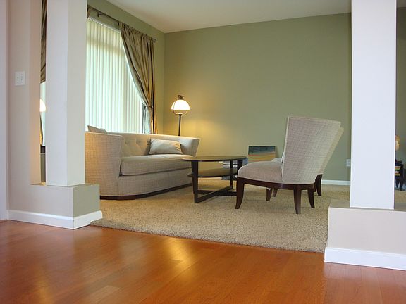 Living room & entry hall