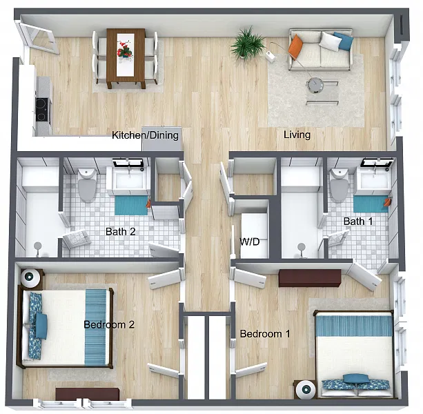 Floor plan B1