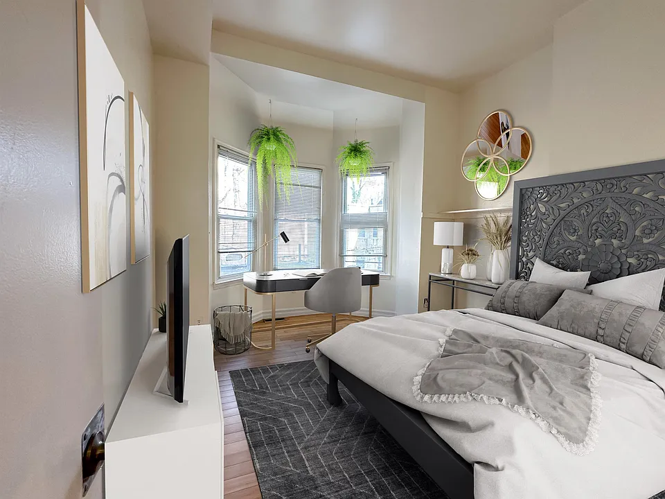 Bedroom AFTER Virtual Staging
