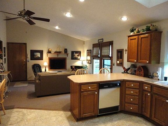View toward main floor family room