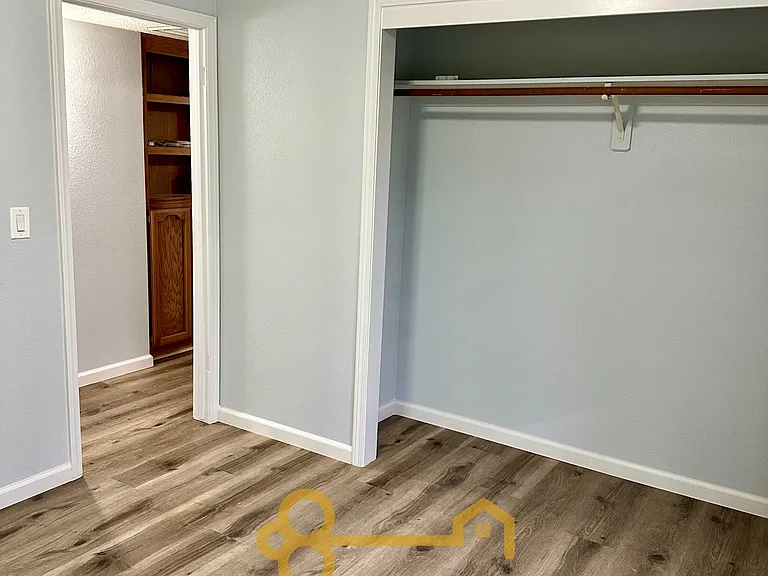 View of bedroom and closet