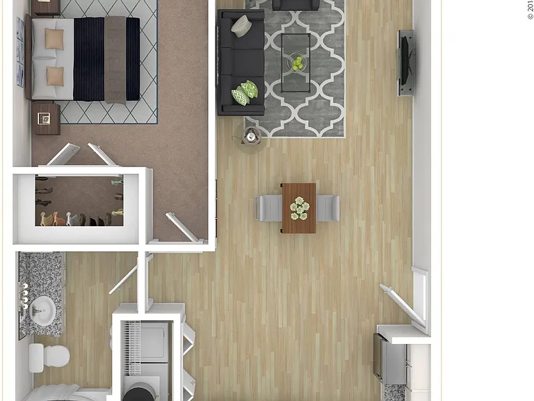 One bedroom apartment in Pflugerville, Texas. One bedroom apartment in Pflugerville, Texas.