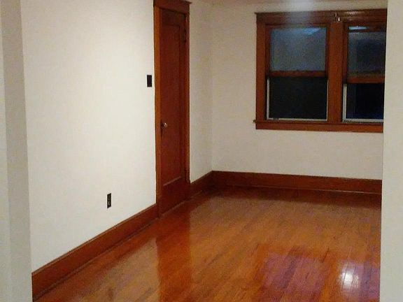 Living room with entry door