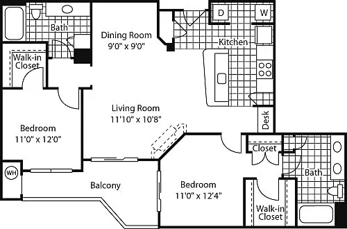 Floor plan Parrish