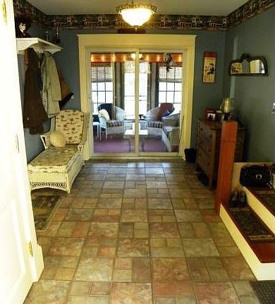 Mud room & tile floors