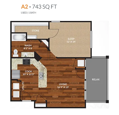 Floor plan A2