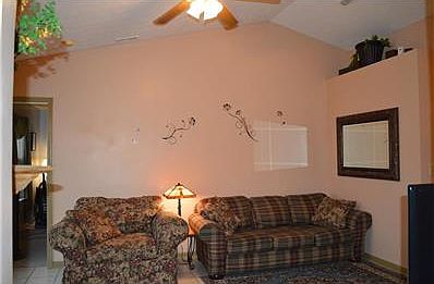 Vaulted Ceiling Fresh Paint