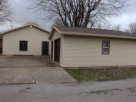 Garage and side of house