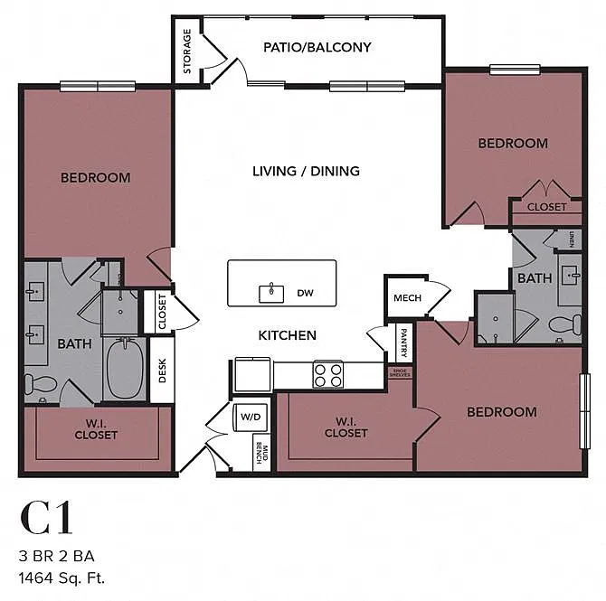 Floor plan C1