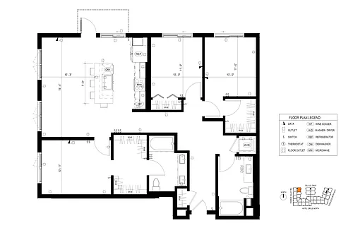 Floor plan D2 3 Bedroom