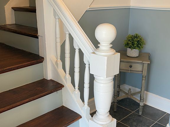 Stairs to unit 9, only accessible by unit 9 tenants