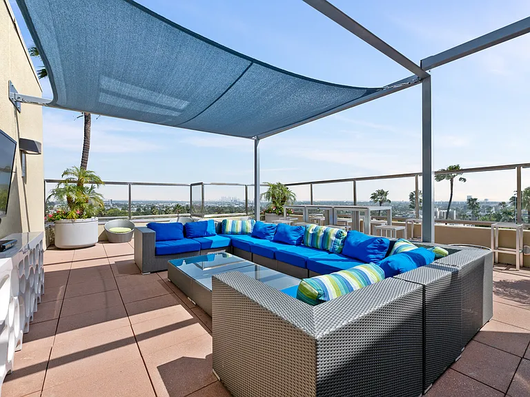 7950 West Sunset Los Angeles, CA Outdoor Lounge Seating