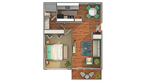 Floor plan The Azalea