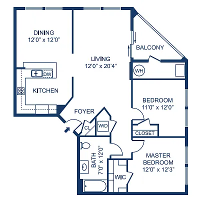 Floor plan Belden