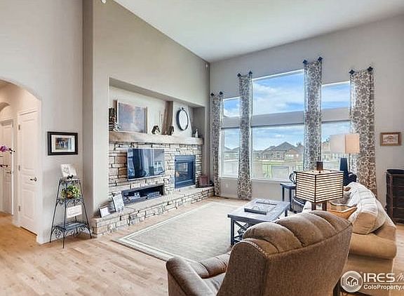 Great Room has Hardwood Flooring