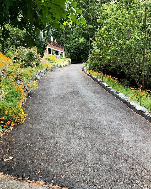 after widening driveway