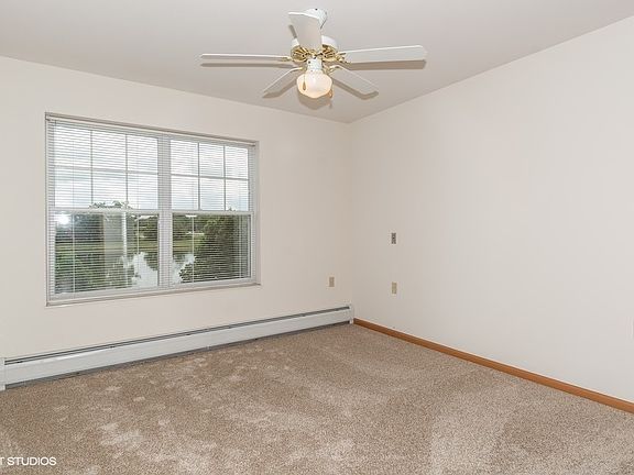 Ceiling fan in the bedroom