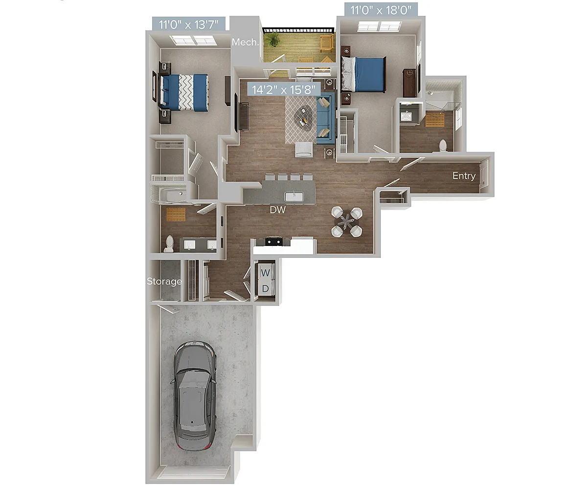 Floor plan B3-1403-2