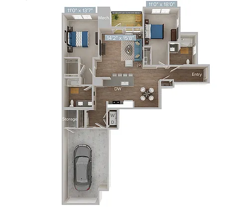 Floor plan B3-1403-2