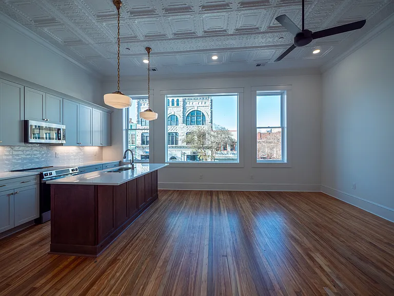 Kitchen and Living Room