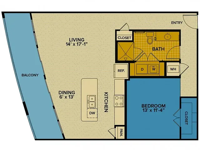 Floor plan A13