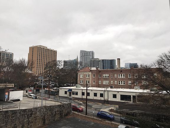 Midtown skyline view from back porch