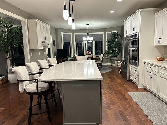 Kitchen and dining area