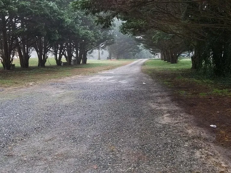 Driveway to property