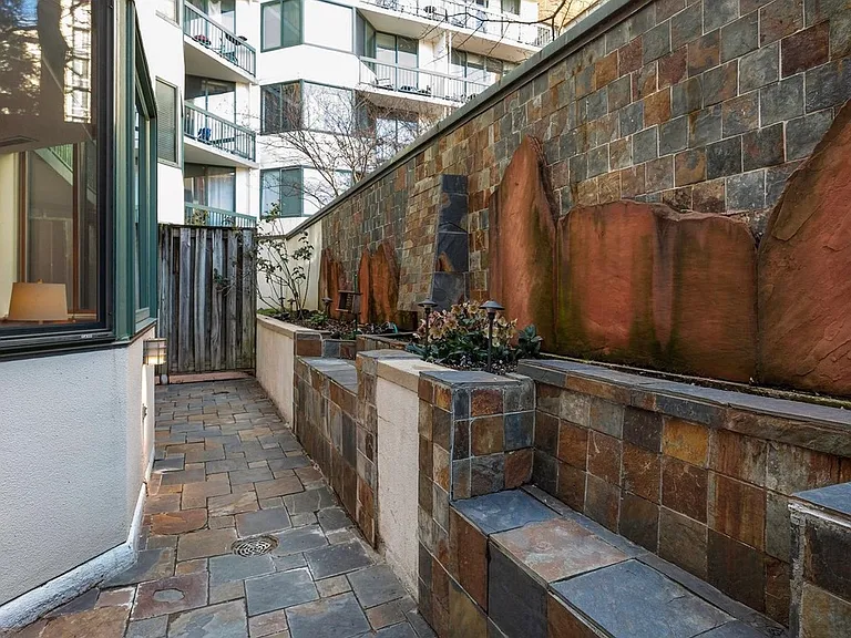 This patio is currently being redone. Slated to be complete by the end of the summer.