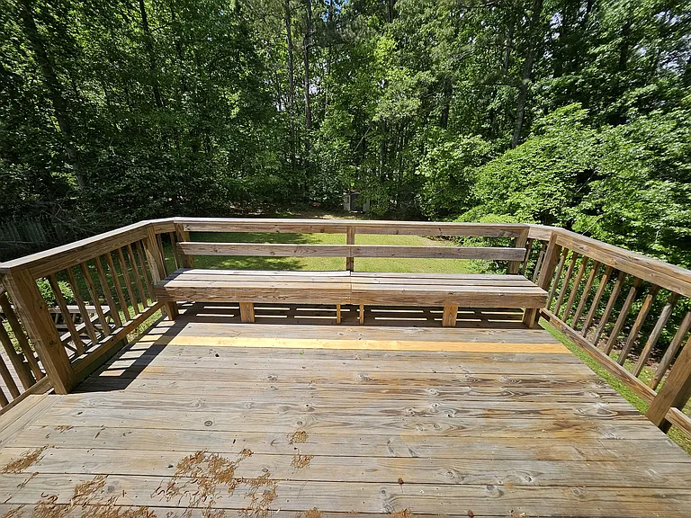 Back deck