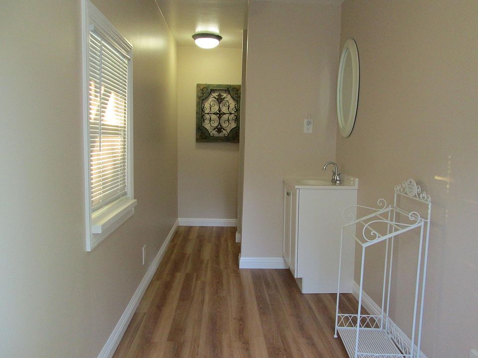 Bathroom and closet downstairs and living space upstairs