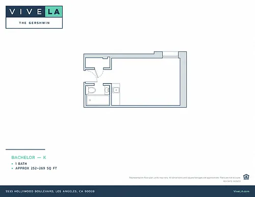 Floor plan Bachelor with Kitchenette