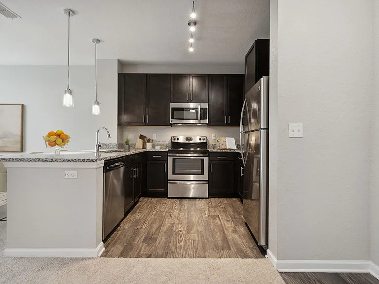Kitchen with Stainless Steel Appliances