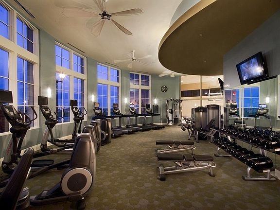 Workout room.