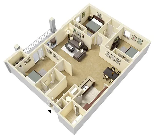 Floor plan 3C