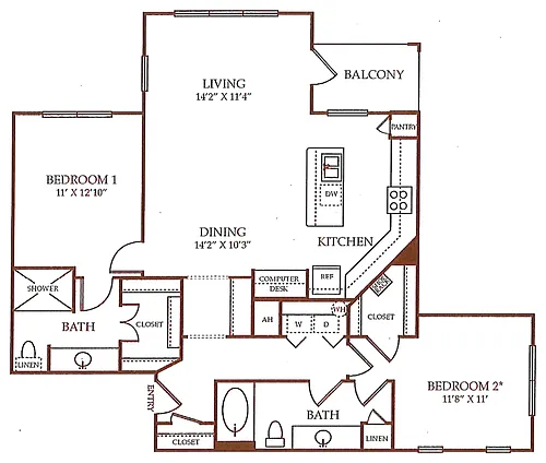 Floor plan B2