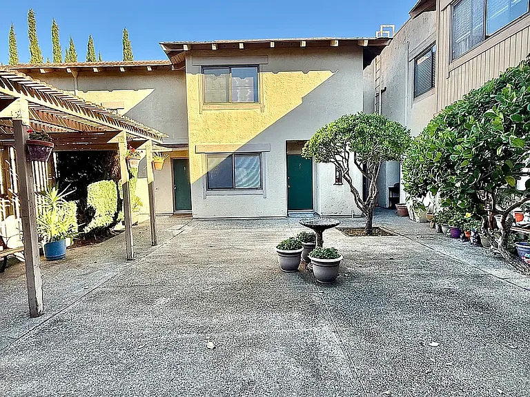 Patio in front of unit