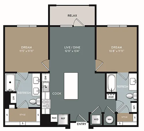 Floor plan Rhett - B4