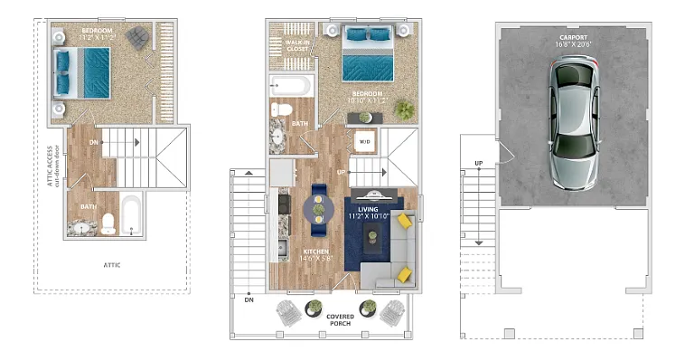 Floor plan Tybee Garage