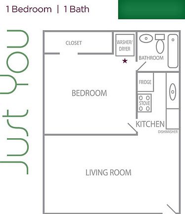 Just You floorplan