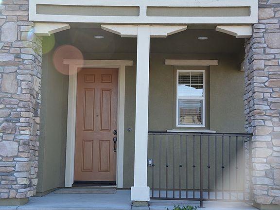 Entry and front covered porch