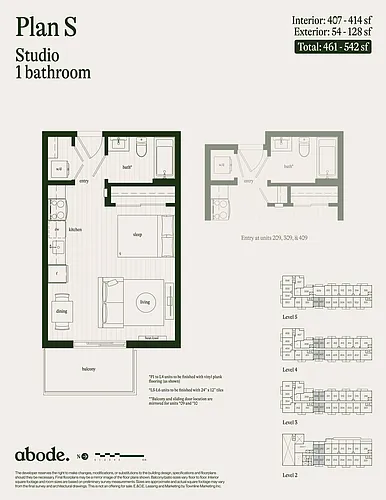 Floor plan 407