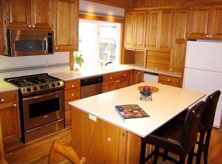 Large kitchen island