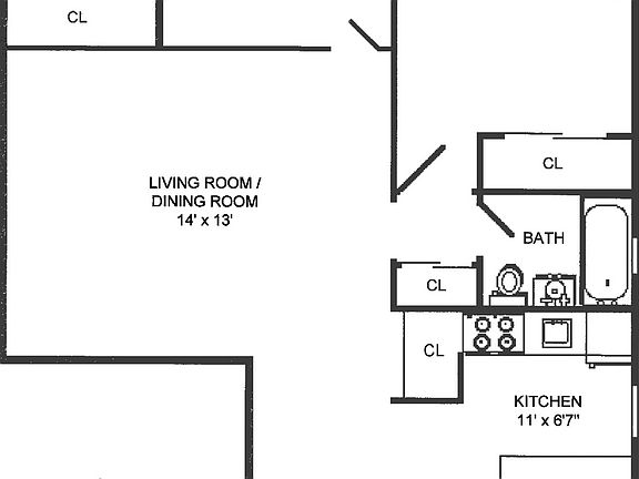 2nd image of 319 W 54th St #1A