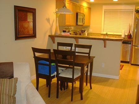 Seperate dinning area