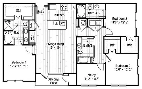 Floor plan C1