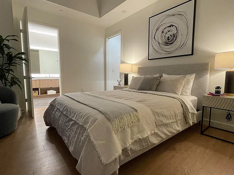 Penthouse bedroom